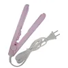 The pink hair straightener features a constant-temperature ceramic straight plate and is a dual-purpose household hair care tool for curling and straightening hair Item Picture